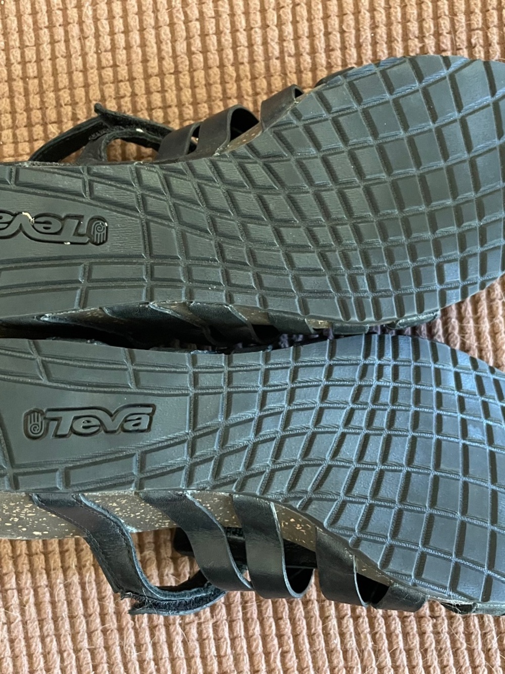 PRICE DROP! TEVA Cabrillo Wedge Heel Leather Sandals - Size 9.5 - Picture 7 of 12